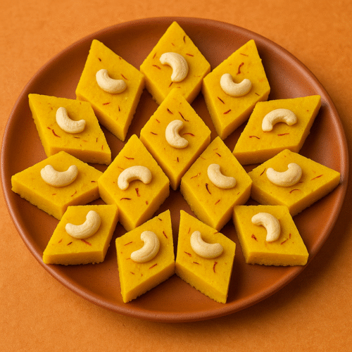 Kesar Kaju Katli