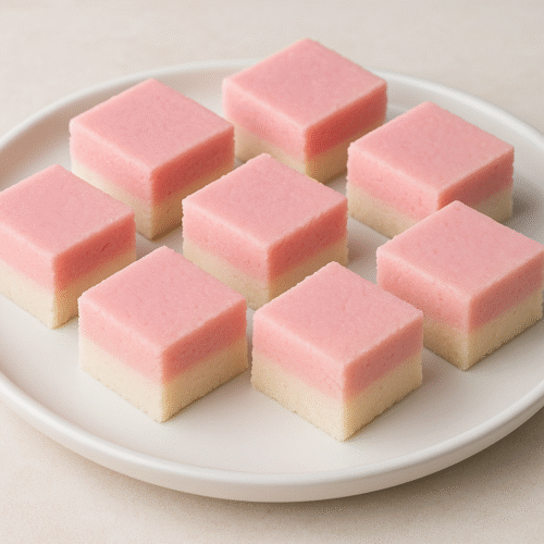 Pink White Barfi